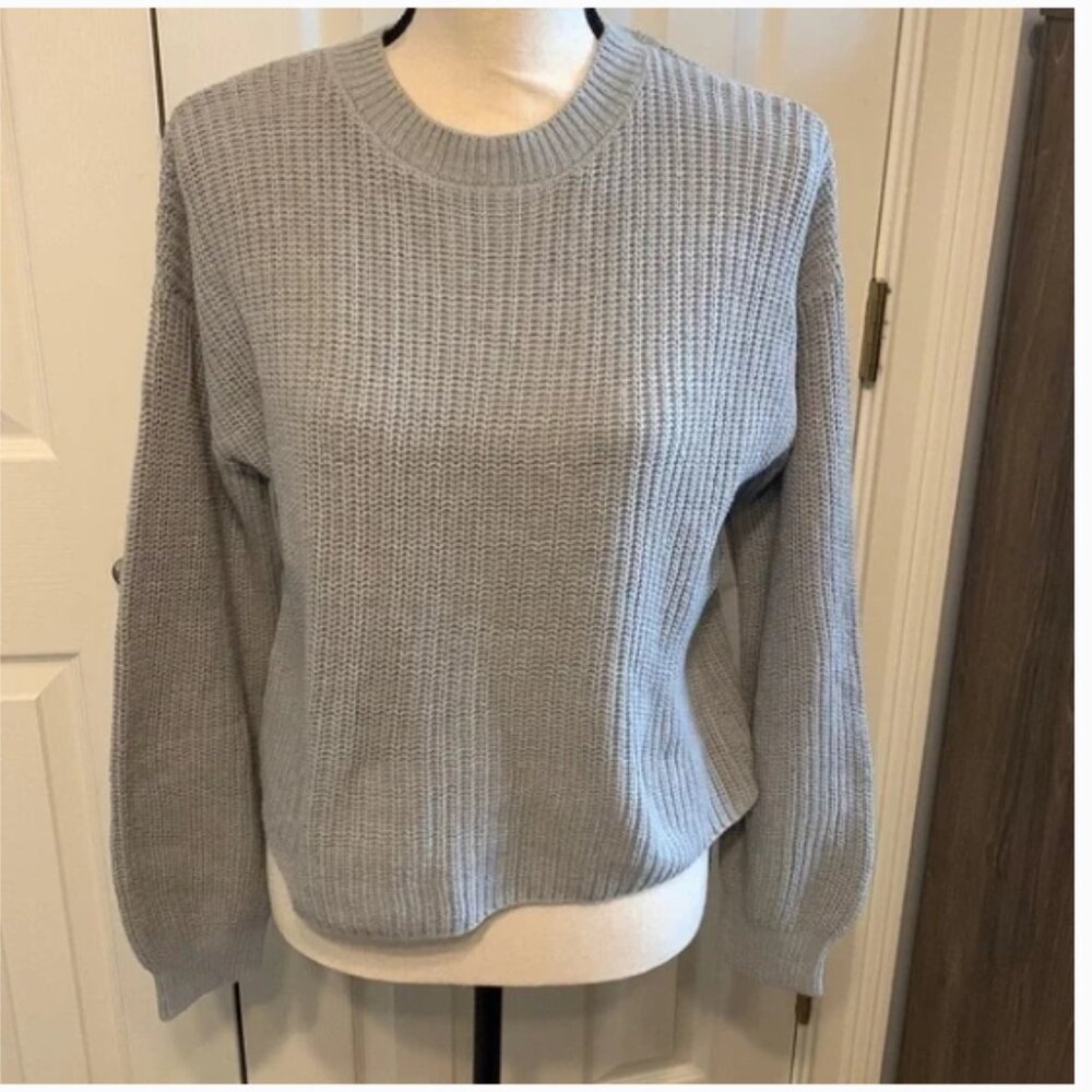 BP Cropped Crewneck Sweater
